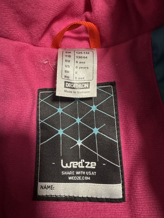 Kurtka narciarska Wedze 128-132