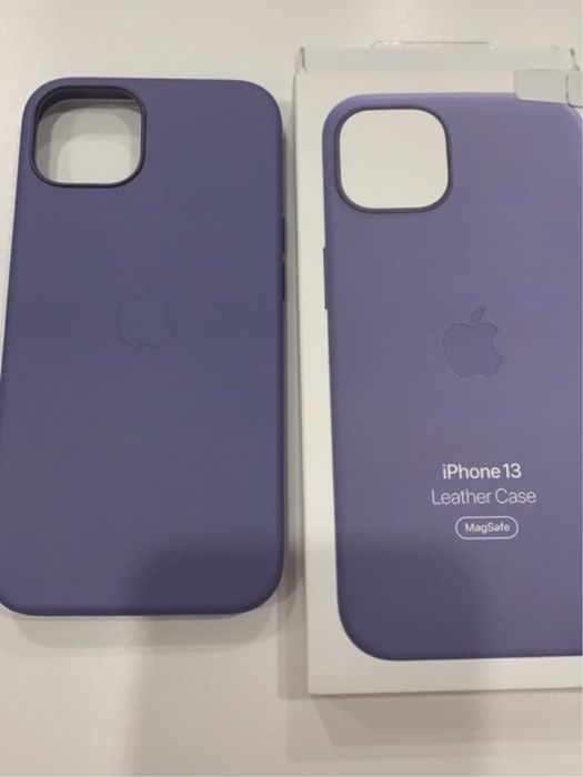 Capa iPhone 13 Pele Lilás com MagSafe