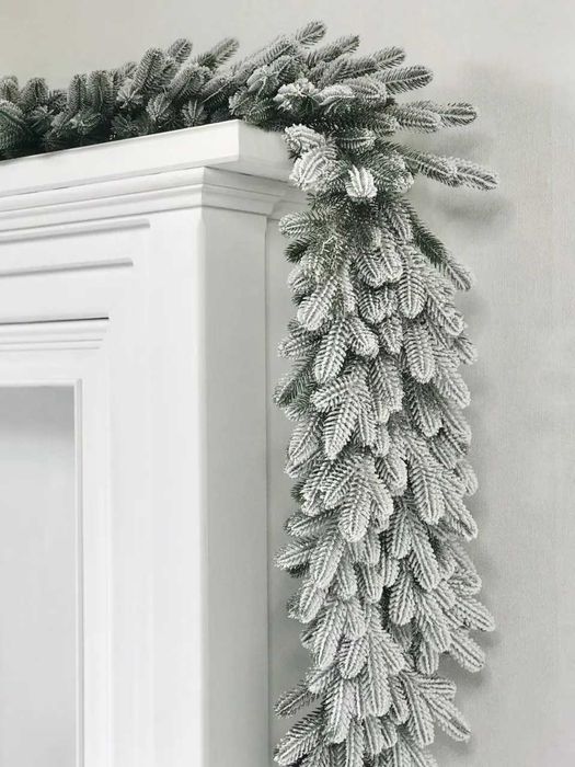 Хвойні новорічні гірлянди Traditional - декор (засніжені 1.2 м та 2 м)