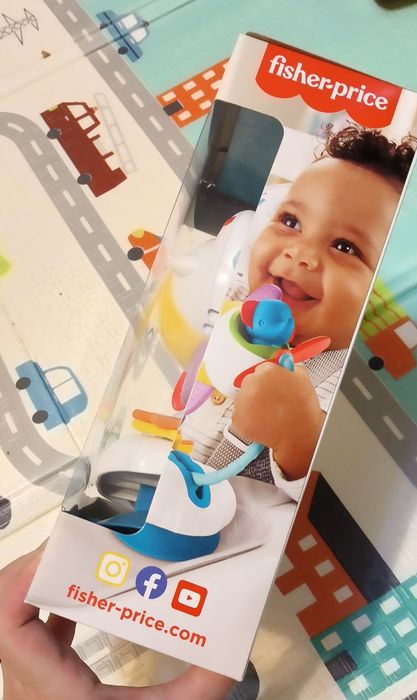 Іграшка Fisher Price на присосці прорізувач игрушка прорезыватель