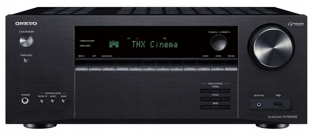 Onkyo TX-NR6100 TXNR6100 amplituner kina domowego black