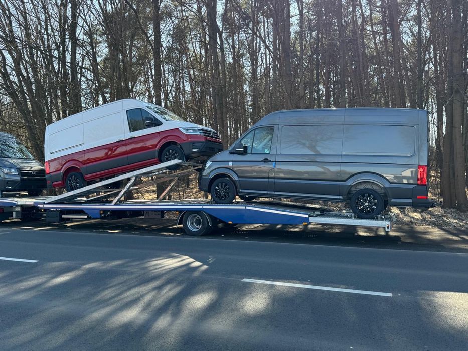 Przyczepa laweta autotransporter