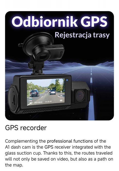 Abask a8 dashcam 4k car camera 2 channel inside and outside