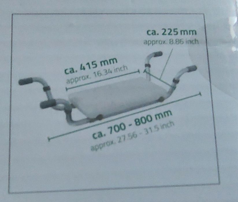 Banco Banheira Expansível 2 em 1. Ideal para Idosos e pós-cirurgias.