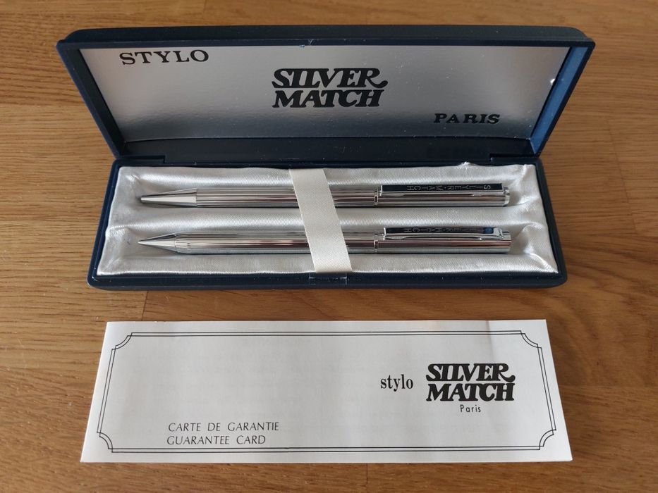 Conjunto esferográfica e lapiseira SILVERMATCH
