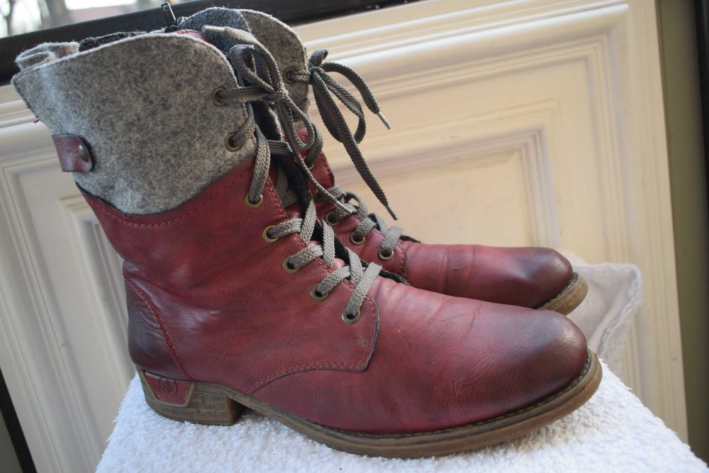 зимние ботильоны ботинки полусапоги Rieker р. 8 1/2 р. 43 28 см