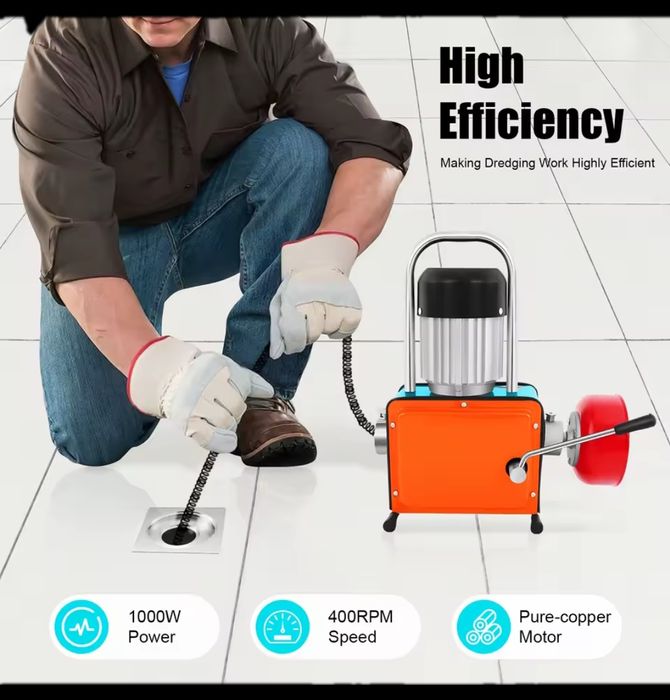 Maquina de limpeza e drenagem