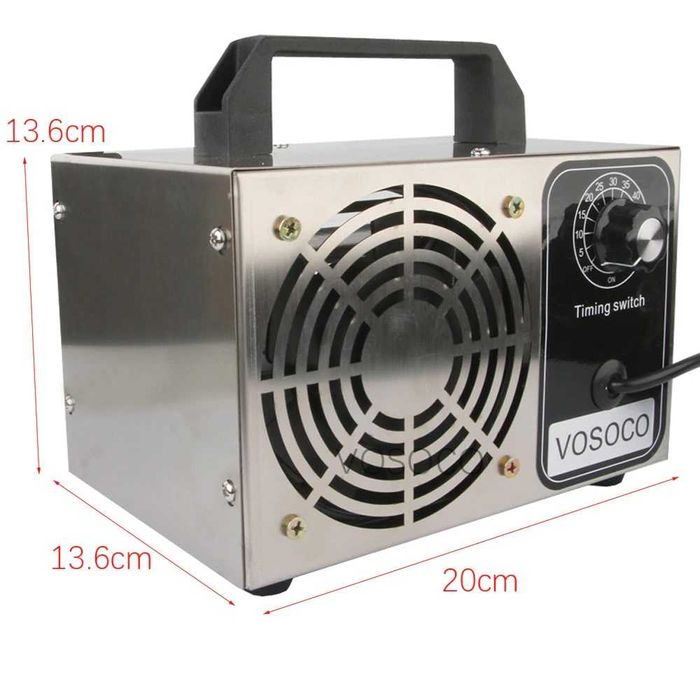 Ozonator wydajność 60g/h usuwa bakterie roztocza wirusy przykry zapach