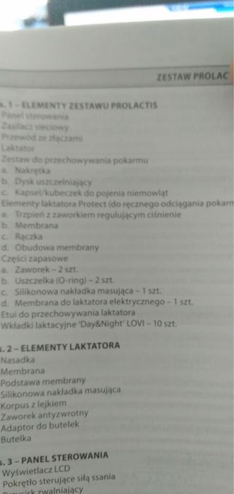 Laktator PROLACTIS Elektroniczny Dwufazowy LOVI