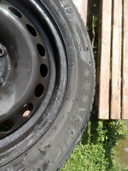 felgi R15 z oponami zimowymi golf,polo 5x112