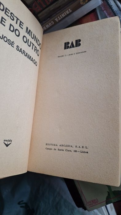 José Saramago deste mundo e do outro 1 edição