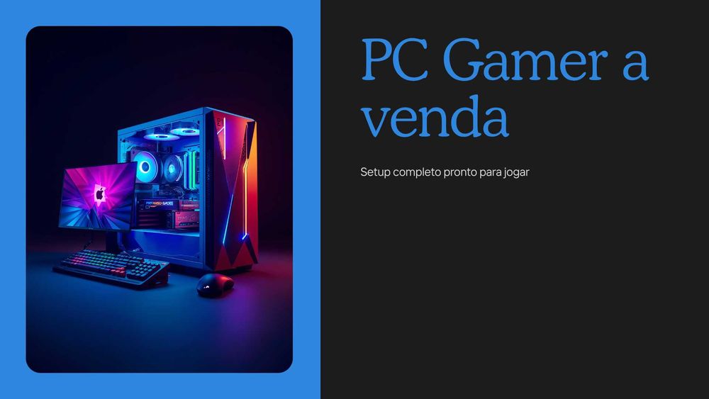 Ryzen 7 5700x | RTX 4060 TI | 16GB RAM | SSD1 TB | PC Gamer Completo