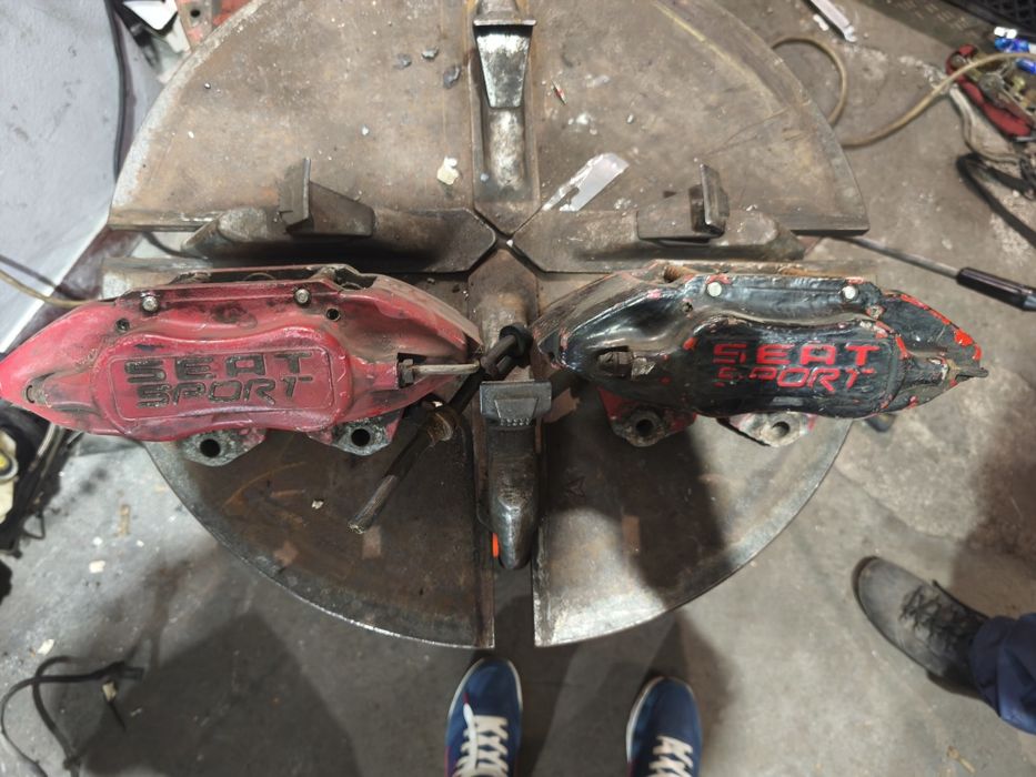 Travagem completa frente seat ibiza cupra 6l 312mm ap seat sport