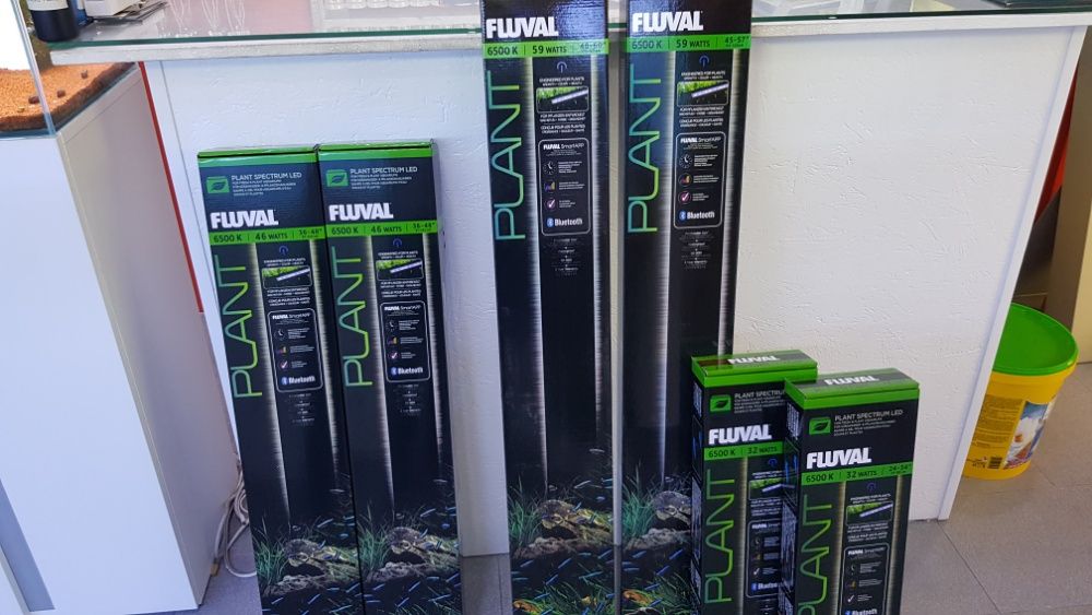 Calha led fluval plant 46w nova para aquário
