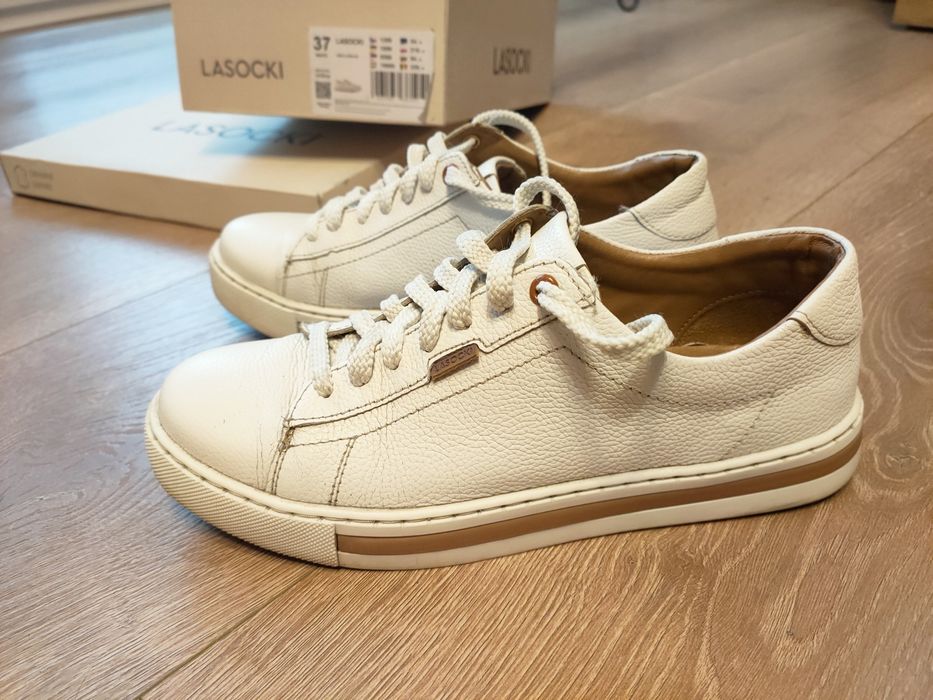 Sneakersy skórzane Lasocki 37