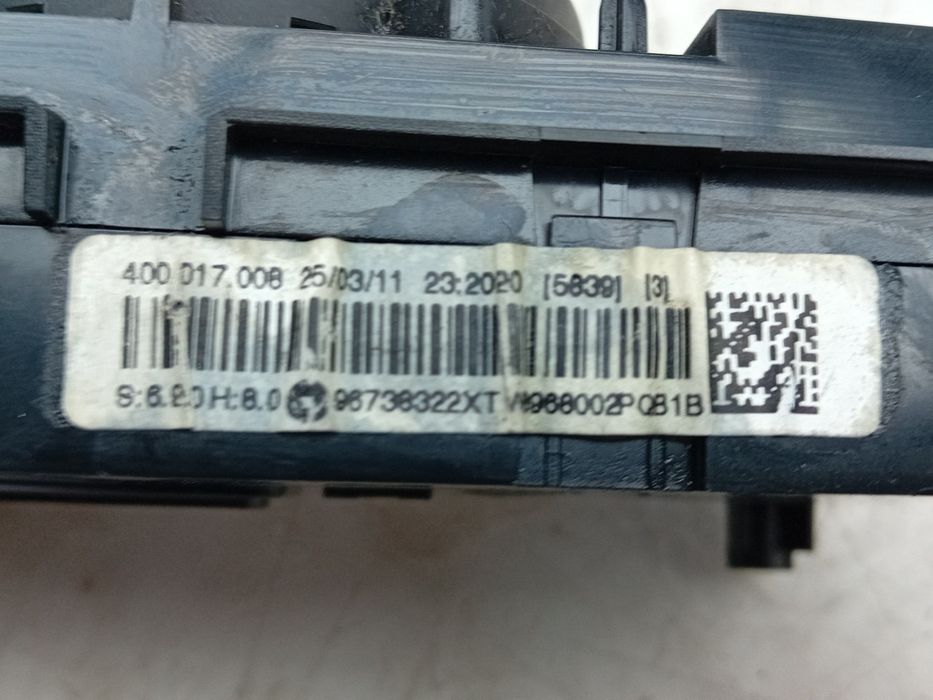 Botão / interruptor do AC PEUGEOT 3008 I (0U_)
