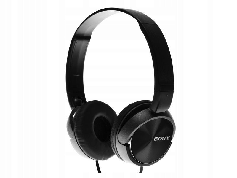 słuchawki nauszne sony mdr-zx310ap czarny przewodowe sprzęt audio