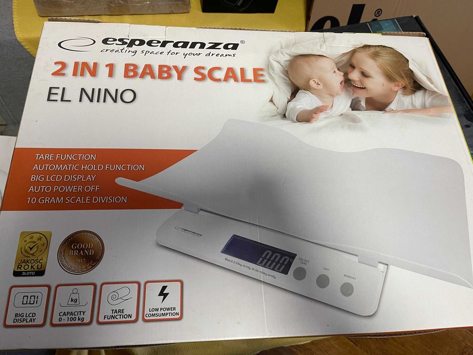 Ваги для немовлят електронні Esperanza 2 в 1 El Nino