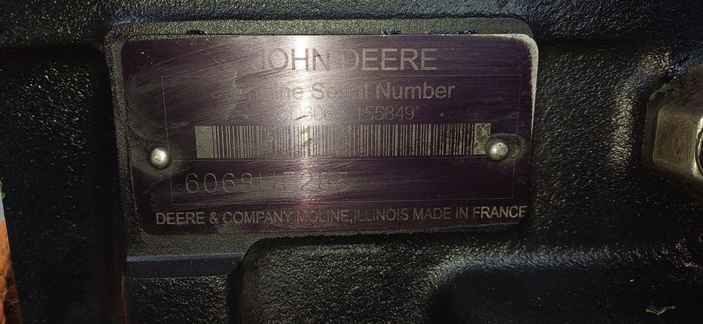 Silnik 6068 John Deere R504850C Strautmann GWARANCJA