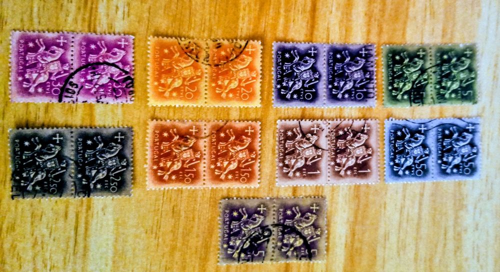 1953 - Selos de Autoridade do rei D. Dinis (Duplas)