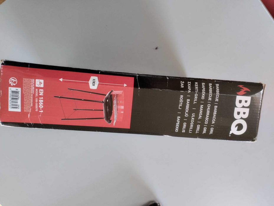 Barbecue: Grill barbecue churrasco - L41cm X W41cm X H 74cm Model. X86-000070 EN1860-1