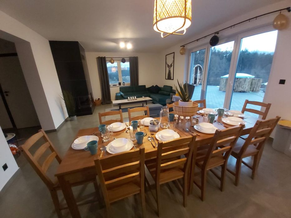 Dom w Suchej Beskidzkiej  jacuzzi sauna ruska bania kulig