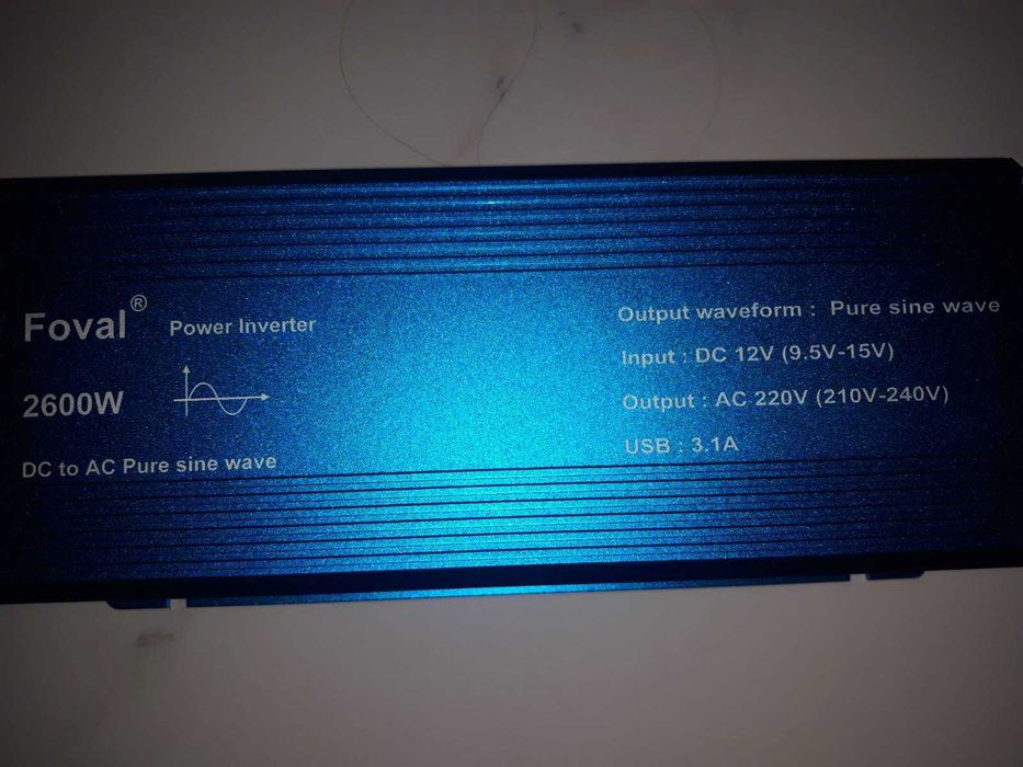 Чиста синусоїда. Інвертор 2600 Вт. Світлодіодний вольтметр.