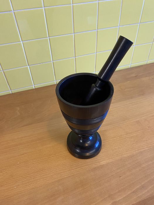 Almofariz madeira maciça Africano