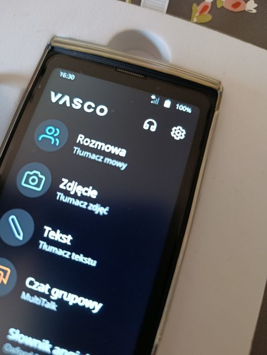 Vasco V4 tłumacz mowy, translator.