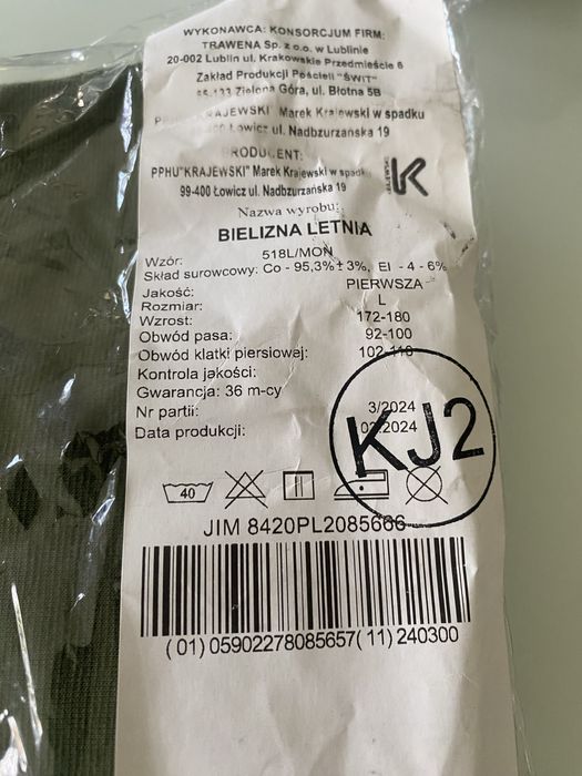 Bielizna letnia Trawena