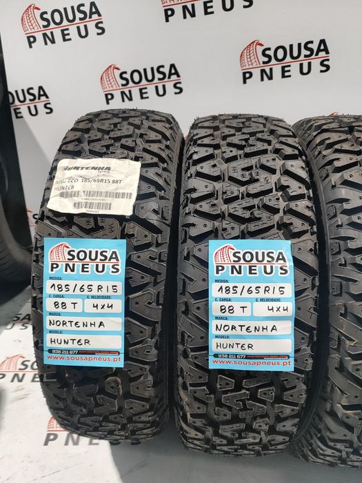 2 pneus nortenha 185-65R15 kangoo 4x4 -- Oferta dos portes