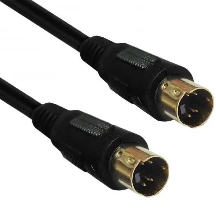 Cabo S-Video Mini DIN 4 Pin macho/macho DVD DSS VCRs DVR/PVR 4,5m