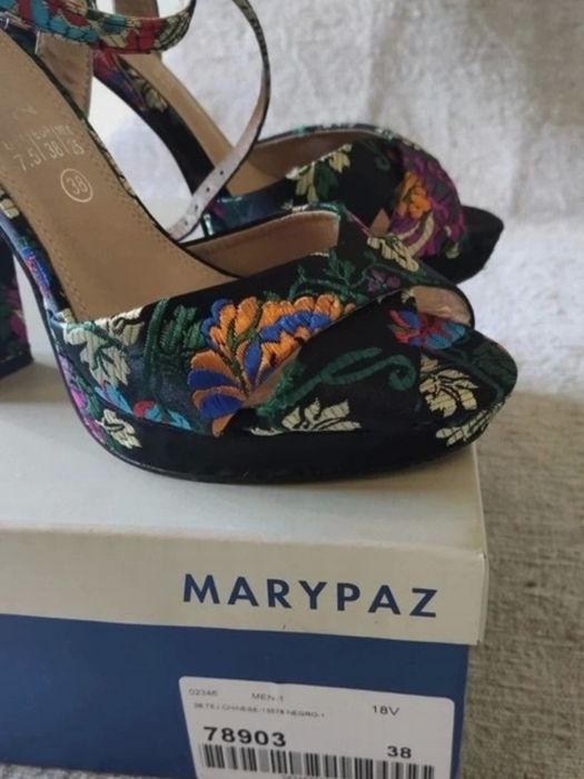 Sandália salto alto, Marypaz
