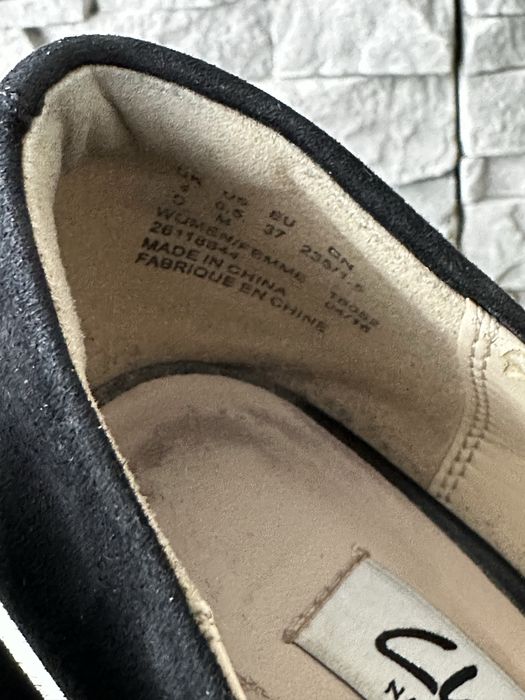 Туфлі замшеві Clarks