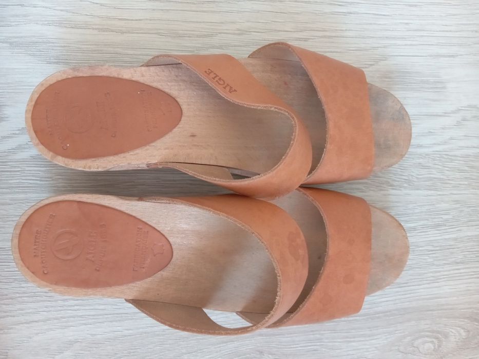 Aigle klapki drewniaki 39
