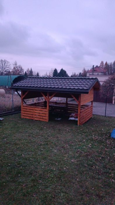 Wiaty altany drewutnie domki dla dzieci