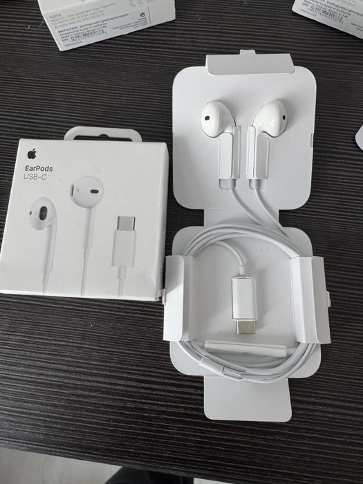 Оригінал Earpods Lightning / type c навушники провідні з мікрофоном для айфона