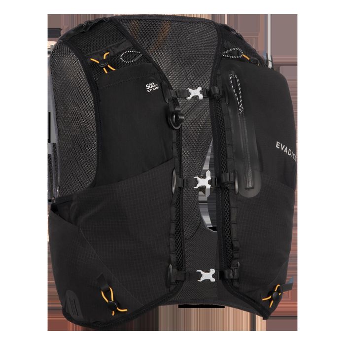 MOCHILA DE TRAIL RUNNING UNISSEXO 10 L PRETO - VENDIDA COM BOLSA DE