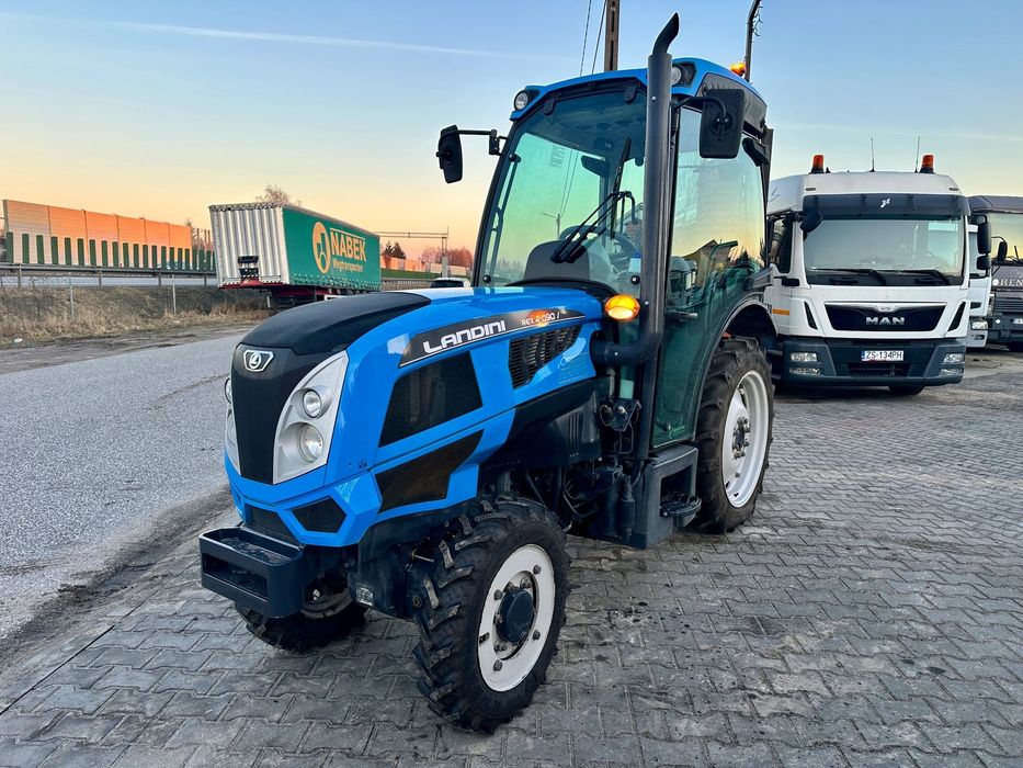 Landini REX 4 90V Wąski:1m 4x4 Pełzaki Półbiegi Rewers 680h Sadowniczy Jak NOWY  Cena Brutto - bez DPF i bez AdBlue - Stan idealny - Do Winnic