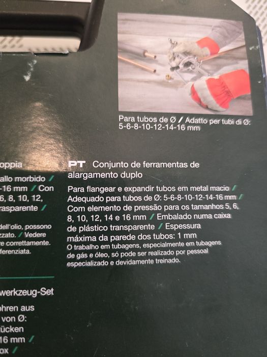 Conjunto de alargamento duplo parkside