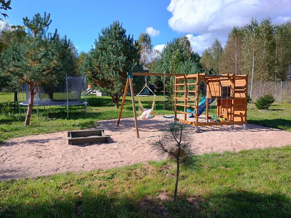 Działka Mazury z domkiem rekreacyjnym koło lasu i jeziora