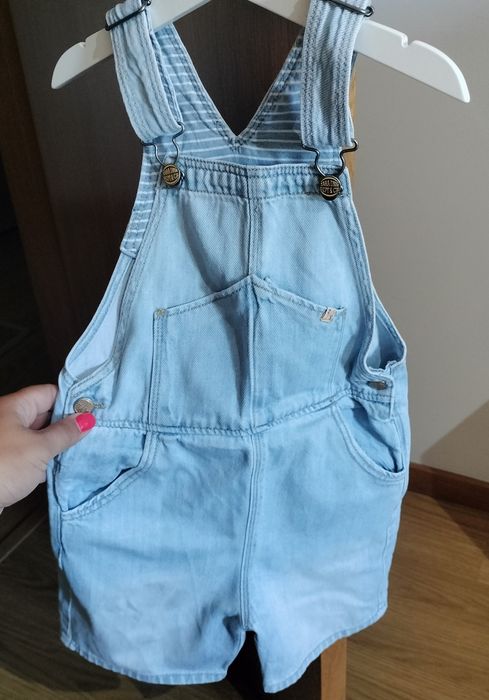 Jardineiras Calçao Ganga Zara 4/5 Anos