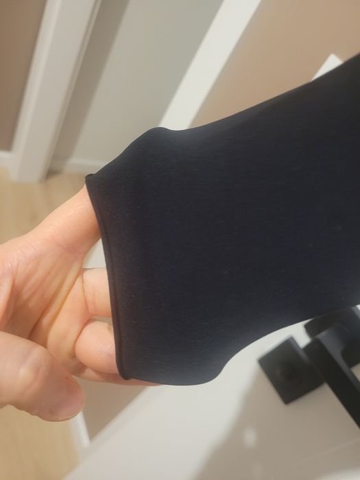 Legginsy rajstopowe czarne r. 1/2 bez ściągacza grub. 30