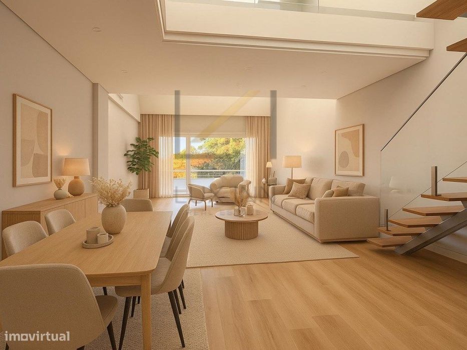 New Apartment with Mezzanine in the Center of Carcavelos – High Standard...