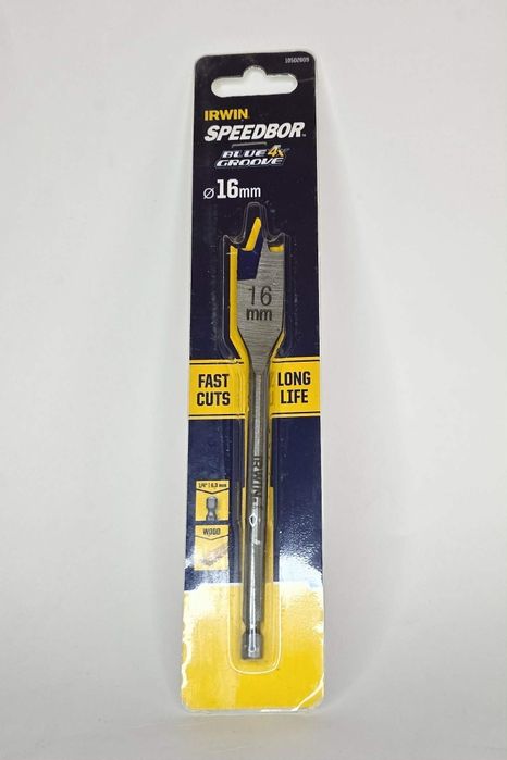 Irwin Speedbor wiertło płaskie łopatkowe piórkowe do drewna 16x152 mm Hex1/4 cala