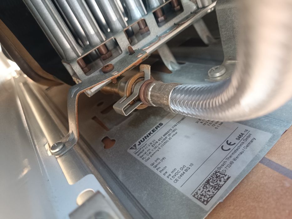 Terma Junkers Powercontrol-ogrzewacz wody WRDP piecyk do ogrzewania wody-LED-stan ideal