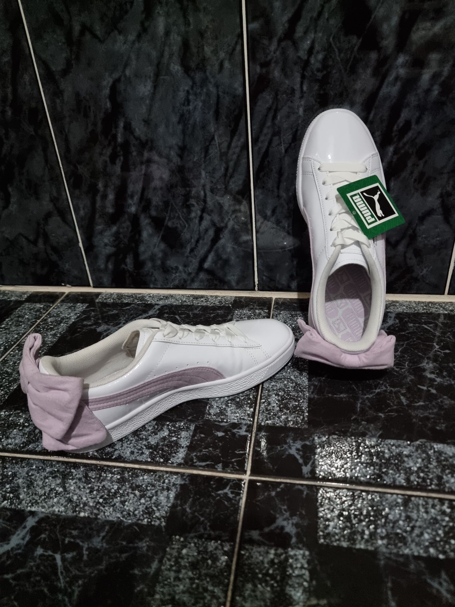 Sapatilhas puma com laço atras sales