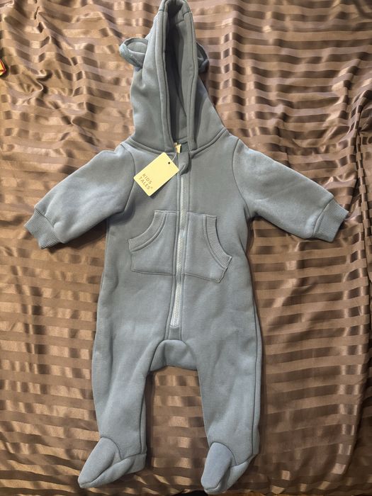 Теплий флісовий ромпер/ чоловічок/ боді