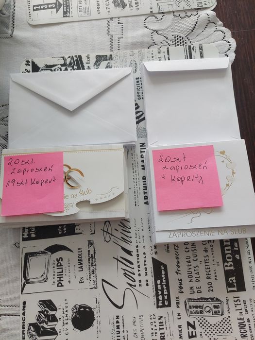 Zaproszenia na ślub