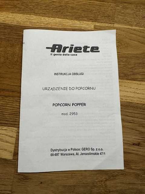 Urządzenie do popcornu Ariete 2953 Partytime